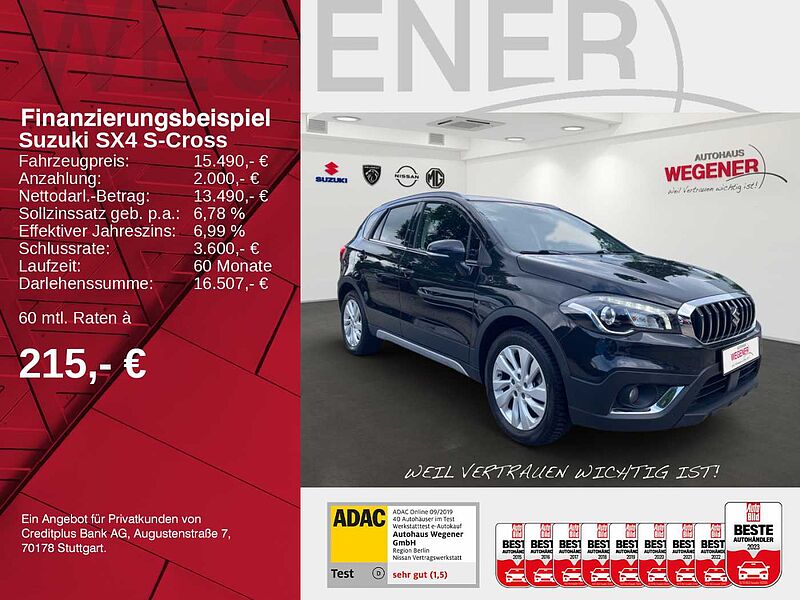 Suzuki SX4 S-Cross +ALLWETTER+SITZHEIZUNG+KAMERA+KLIMA