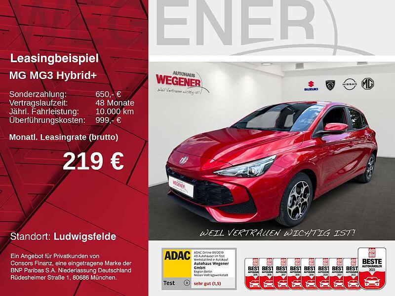 MG MG3 Luxury|inkl Überf|LED|360|BSM|CarPla