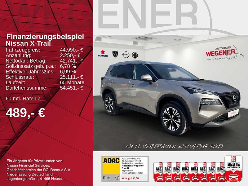 Nissan X-Trail 1.5 VC-T e-4ORCE 213PS 4x4 N-CONNECTA Pano  Navi CarPlay LED Head-up-Display