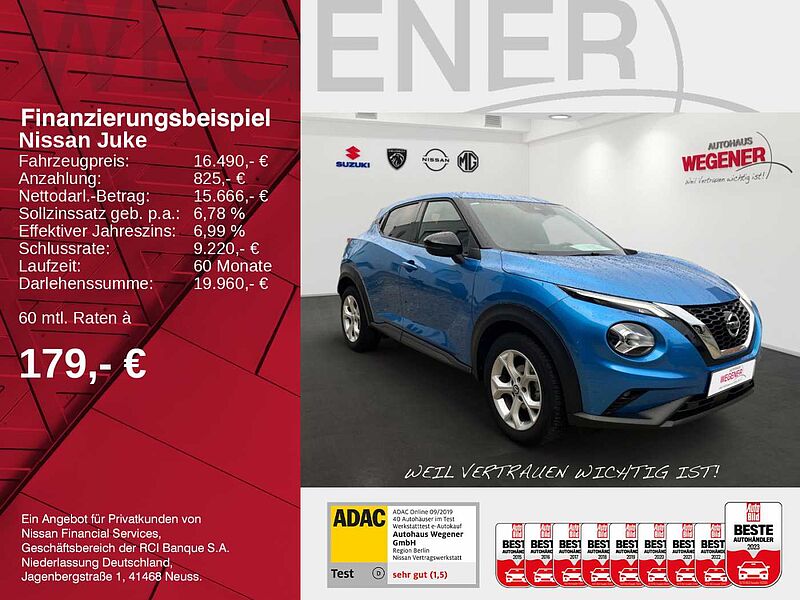 Nissan Juke N-CONNECTA+CARPLAY+ALLWETTER+NAVI+KLIMA+SHZ