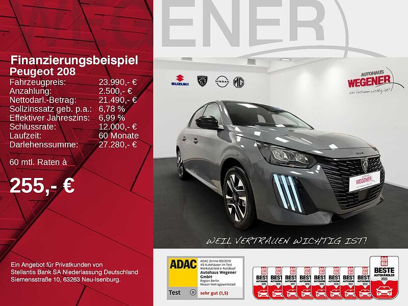 Peugeot 208 Allure 100EAT8 1.2 PureTech Kamera*SHZ*LED*