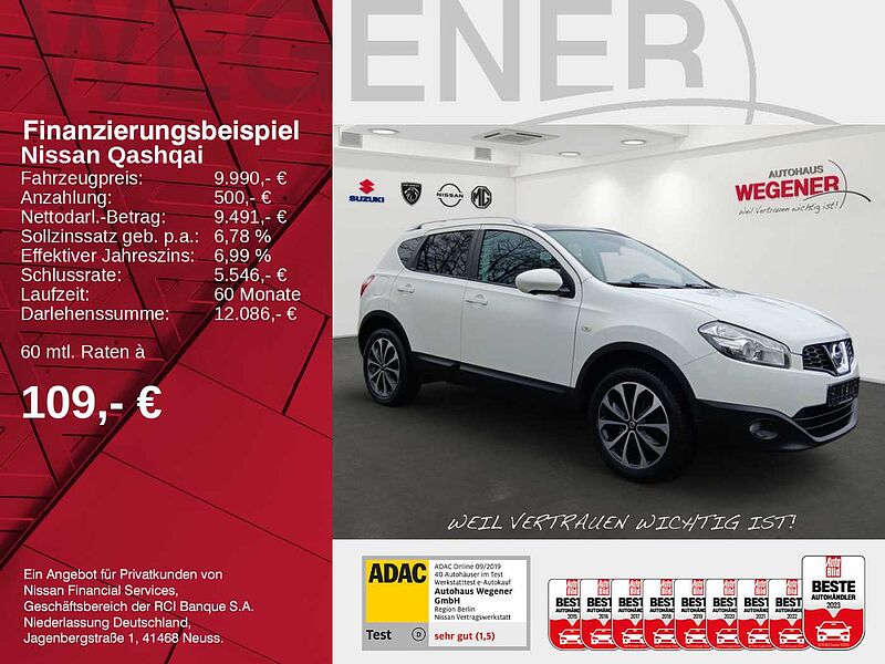 Nissan Qashqai 1.6l  NAVI PANO 360° Radio/CD