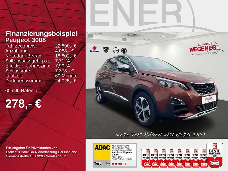 Peugeot 3008 Crossway 130 EAT8 *Kamera*SHZ* elek. Heckk.